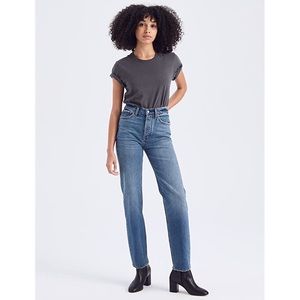 Abercrombie and fitch high rise dad jeans medium wash 25 short